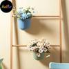 Mini Kitchen Cabinet Door Hanging Garbage Bin Can Desk Trash Storage Container Flower Pots