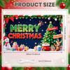 Christmas Banner Winter Themed Christmas Decoration Banner Christmas Event Banner Snowman Motif For School Event Holiday Indoor