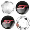4 шт./лот 60 мм ST центральный колпак ступицы колеса автомобиля эмблема значок наклейка для Kuga FOCUS 2 Focus 3 Mondeo Fiesta Kuga MK2 MK3 MK4
