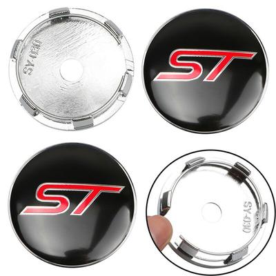 4 шт./лот 60 мм ST центральный колпак ступицы колеса автомобиля эмблема значок наклейка для Kuga FOCUS 2 Focus 3 Mondeo Fiesta Kuga MK2 MK3 MK4
