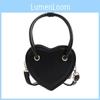 Cute Heart-shaped Pu Handbag 2024 New Trendy Casual Handbag For Girls