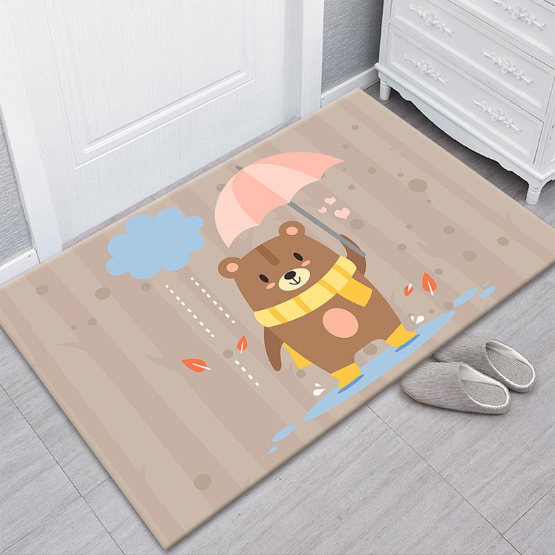 Ковер Современный и минималистский коврик для двери в гостиную и ванную комнату, коврик для входа