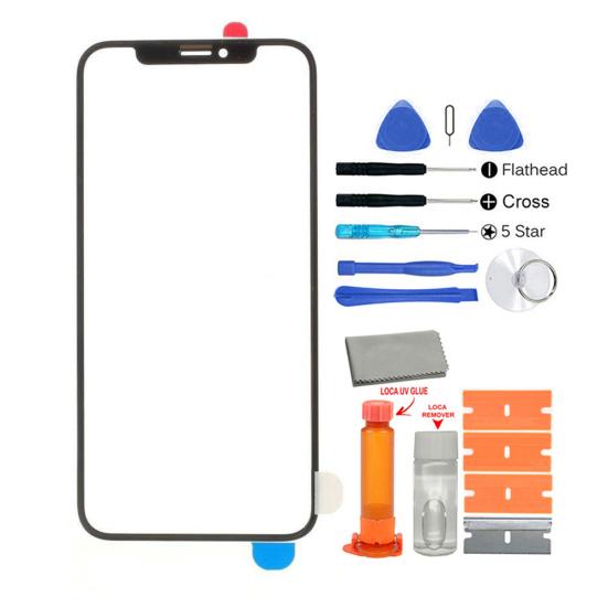 Комплект для замены переднего стекла сенсорного экрана для iPhone X/XR/XS/XS MAX/11/11 PRO