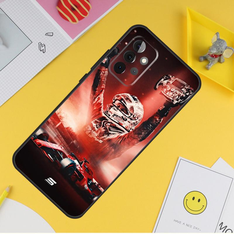 Чехол Sebastian Vettel F1 Formula для Samsung Galaxy A55 A35 A25 A15 A51 A71 A12 A32 A52 A13 A33 A53 A14 A34 A54 Coque