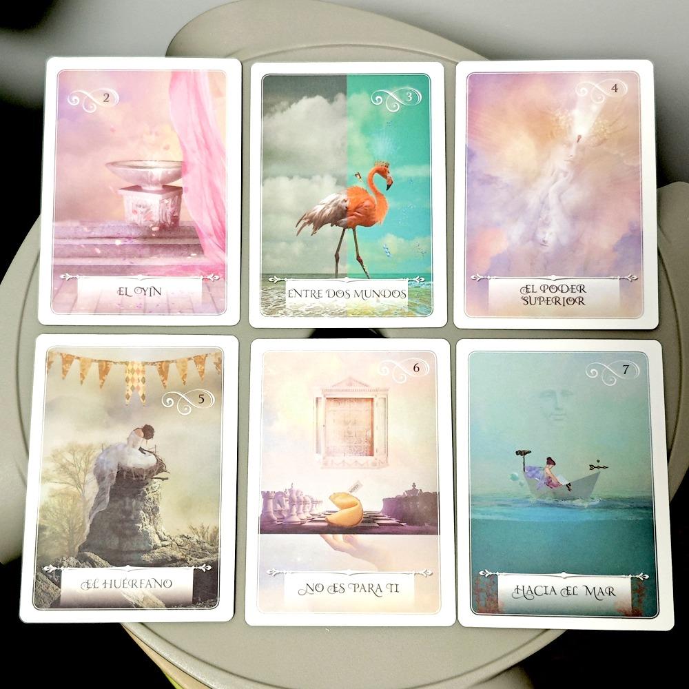 Oracle of Wisdom 10.5*7.5cm To Make Decisions In Life 52 Divination Oracle Cards Spanish Edition