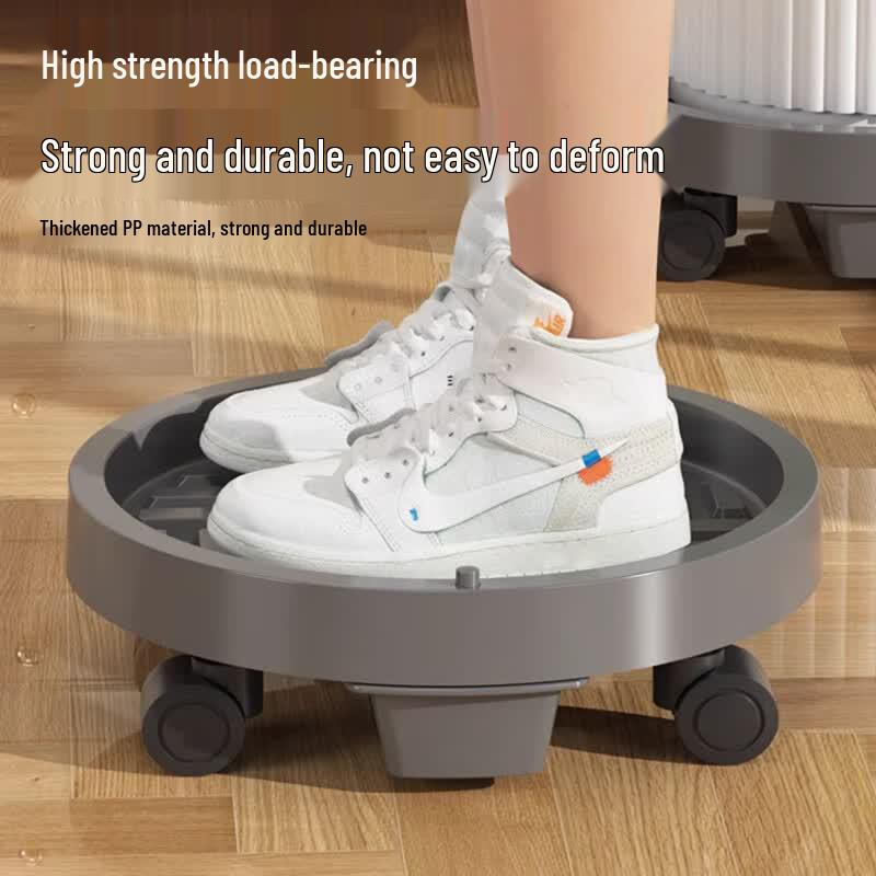 Mobile Rolling Flower Pot Caddy with Water Tray