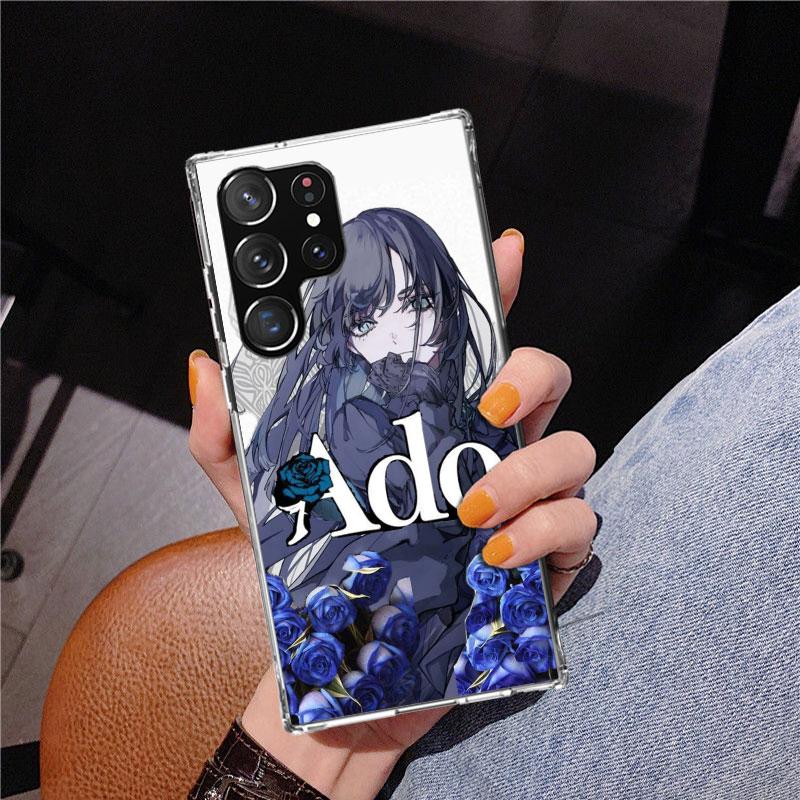 Ado Kyogen X Uta Phnoe Case for Samsung Galaxy S26 S25 Edge S23 S24 Ultra S22 Plus S21 S20 FE Unique Cover Soft Coque Galaxy S25
