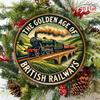 Винтажная металлическая табличка British Railways 8x8 дюймов Настенное искусство с паровозом Декор для поезда