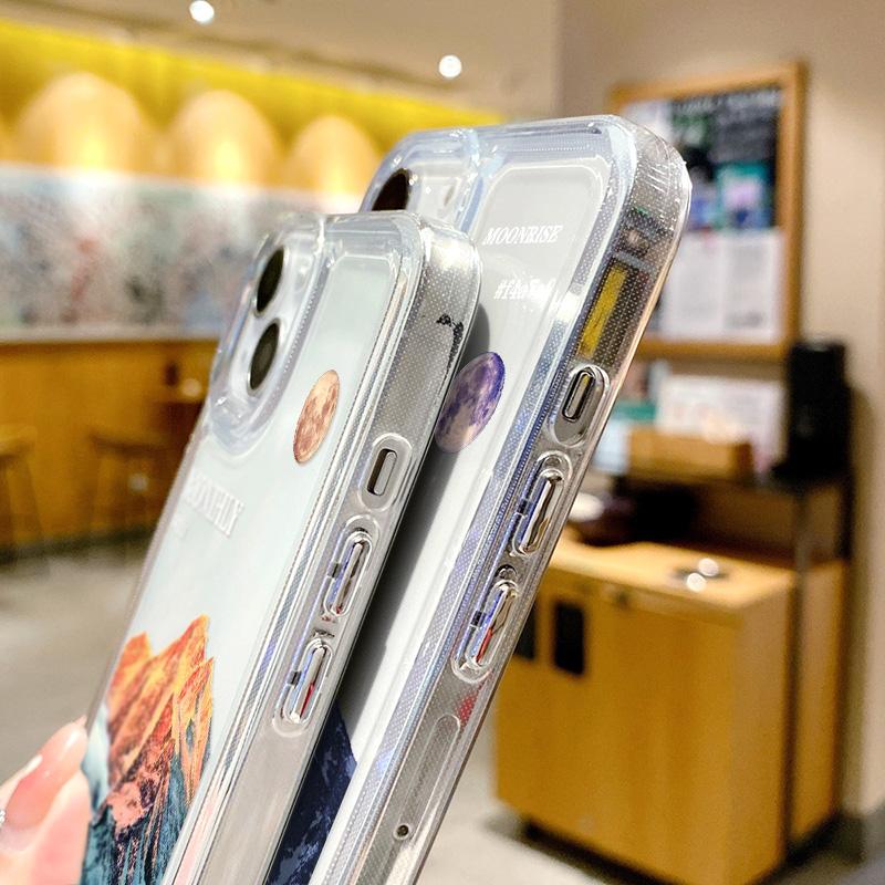 Clear Flower Phone Case For Iphone 13 Cases Iphone 11 12 13 14 Pro Max 7 8 Plus Xs Max X Xr Se 2020 2022 Crystal Soft Back Cover