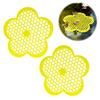 Bee Watering Station Floating Bee Bath Drinking Station Flower Shape Butterfly Waterer for Garden Bee Feeding