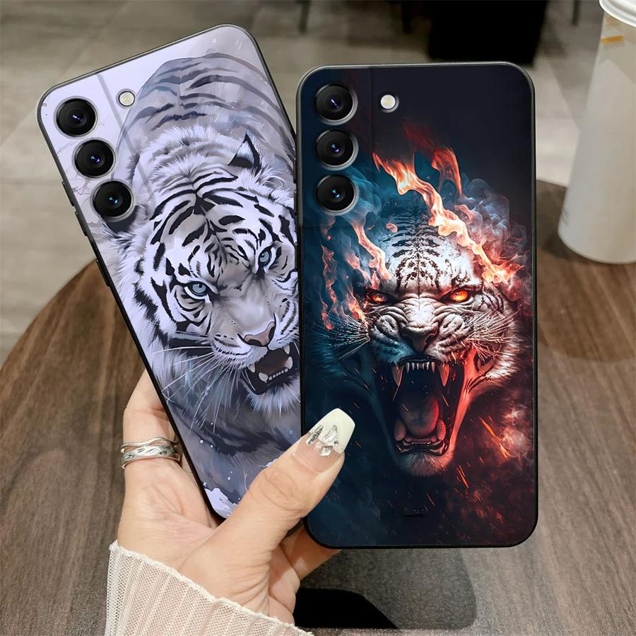 Чехол для Samsung Galaxy A32 A25 A71 A24 A52 A36 A55 A41 A23 A53 A35 A26 A72 A73 A51 A22 Чехол для телефона Крутое Животное Тигр Лев Лошадь