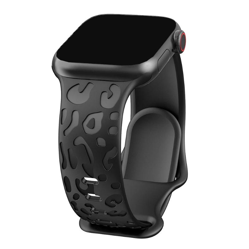 Ремешок для Apple Watch 44мм 40мм 49мм 45мм 41мм 46мм 42мм correa Гравированный браслет iwatch series 11 se 3 6 7 8 9 ultra 2 10
