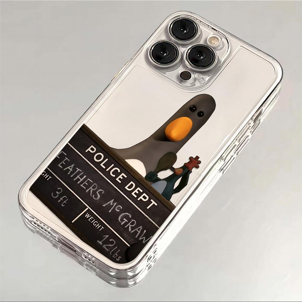 Милый чехол для телефона W-WallaceS G-Gromit для iPhone 16e 16 15 14 13 12 11 Pro Max X XR XS Max 7 8 Plus Прозрачный Мягкий Чехол Y2K