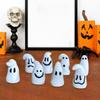 8 шт. Хэллоуин Призрак Орнамент Погодоустойчивый Светящийся в Темноте Мини Фигурки Призраков Украшение для Вечеринки на Хэллоуин