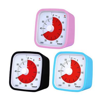 VT01 60-минутный визуальный таймер, бесшумный менеджер времени обратного отсчета, устойчивый к падению будильник, таймер «сделай сам» для студентов, обучающий кухонный инструмент