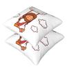 I See All That Cute Jesus On A Cloud Swing 2 Pcs Square Pillowcase Pillow Cover Cushion Throw Pillow For Home Car