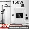 24В Насос для душа Повысительный Автоматический 150Вт Насос для повышения давления воды Энергосберегающий Высокого давления Автоматический Бытовой насос