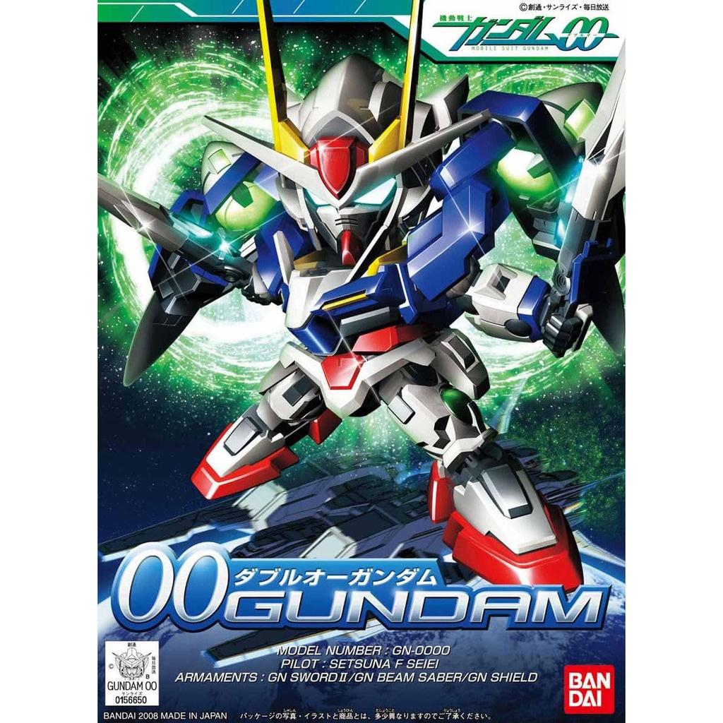 BANDAI SPIRITS SD Gundam BB Senshi 316 Mobile Suit Gundam 00 00 Пластиковая модель Gundam Цветовая кодировка