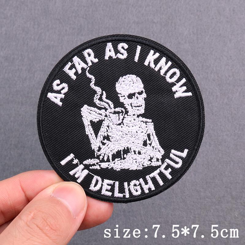 Нашивки с вышивкой в виде черепа в стиле панк на одежде, хип-хоп, сексуальные, термоклеящиеся, нашивки с надписью «Любовь» для декора одежды