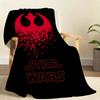 Classic Logo S-Star W-Wars Blanket Soft Throw Blanket for Home Bedroom Bed Sofa Picnic Travel Office Rest Cover Blanket Gift