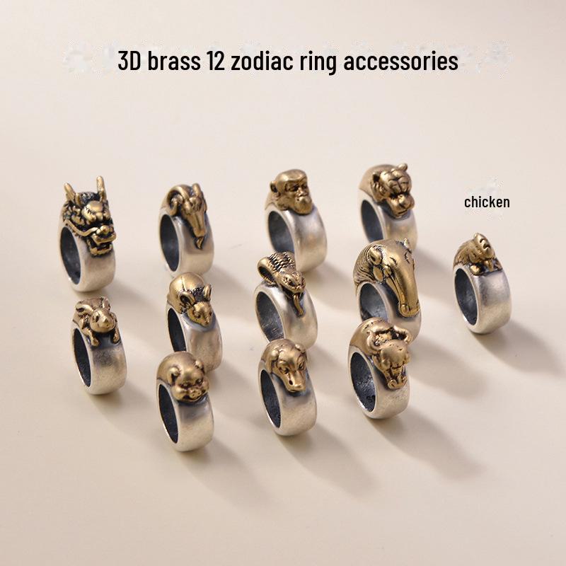 Ancient Style Zodiac Bead Bracelet DIY Accessories