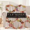 Fashion Logo design Blanket Plush Nap Sofa rug T-Ted B-Baker for Living Room Warm Office Bedroom Birthday Home Travel Kid Gifts