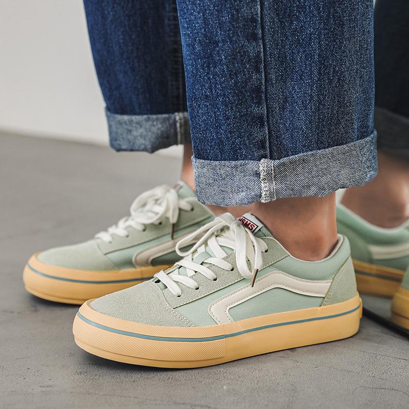 Модные повседневные парусиновые туфли унисекс, модные кроссовки на шнуровке для пар, повседневная обувь для скейтбординга в стиле хип-хоп, мужские вулканизированные туфли для тенниса