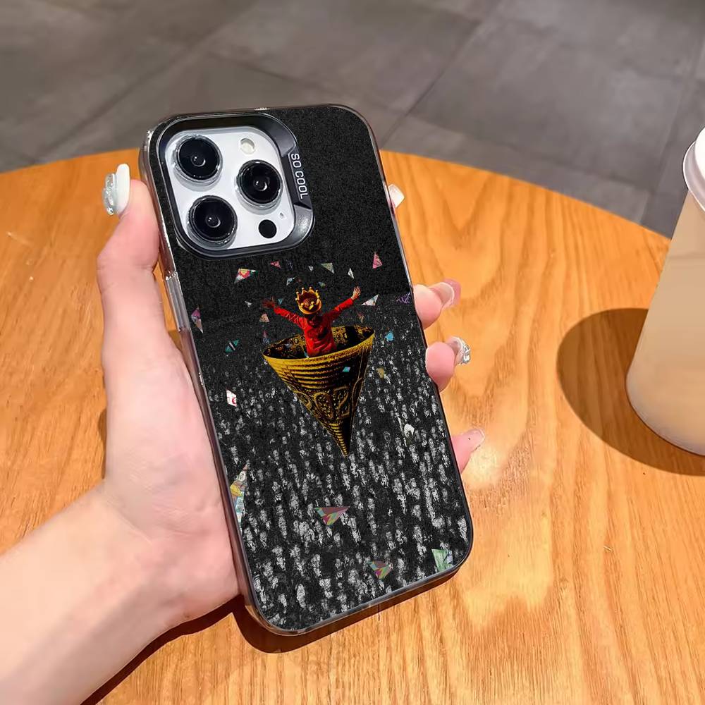 Чехол для телефона Band K-King G-Gnu G для iPhone17,16,15,14,13,12,11,Pro,MAX Серый Матовый Силиконовый Черный Чехол