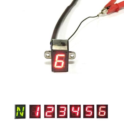 Универсальный водонепроницаемый мотоциклетный спидометр, индикатор шестерни, Plug & Play, светодиодный дисплей, датчик, аксессуары для мотоциклов, часть