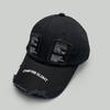 Distressed Letter Baseball Cap Unisex Sun Protection Streetwear Adjustable