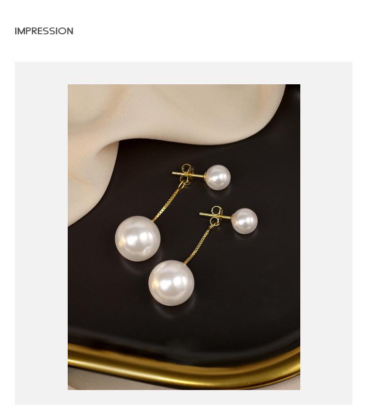 Длинные клипсы для ушей с кисточками и жемчугом: Элегантный, высококачественный, легкий, не требует пирсинга.