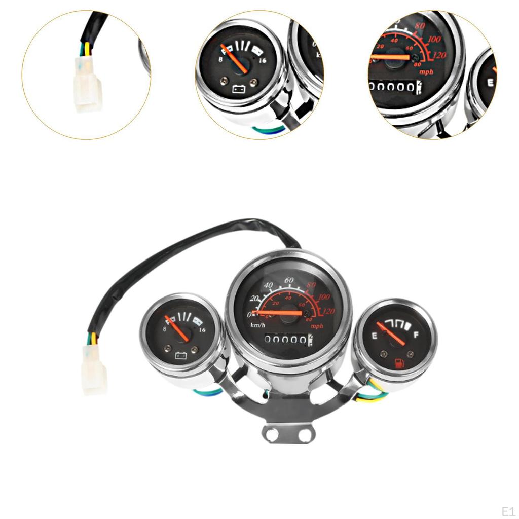 Комплект инструментов для мотоцикла Вольтметр Одометр Модификация Инструменты