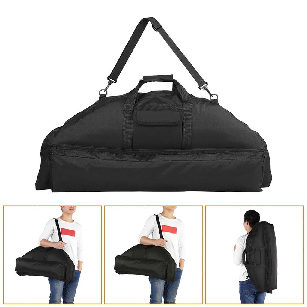 Рюкзак для блочного лука для стрельбы из лука, сумка для длинного лука, чехол, для стрельбы на открытом воздухе, охоты, черный