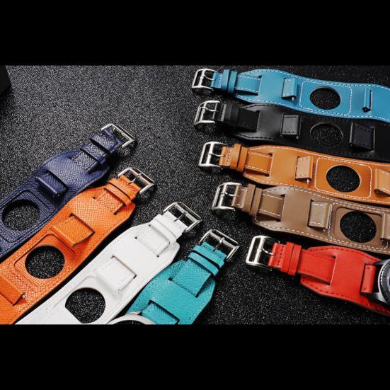 Сменный браслет из натуральной кожи для ремешка Samsung Watch Gear S3 Frontier