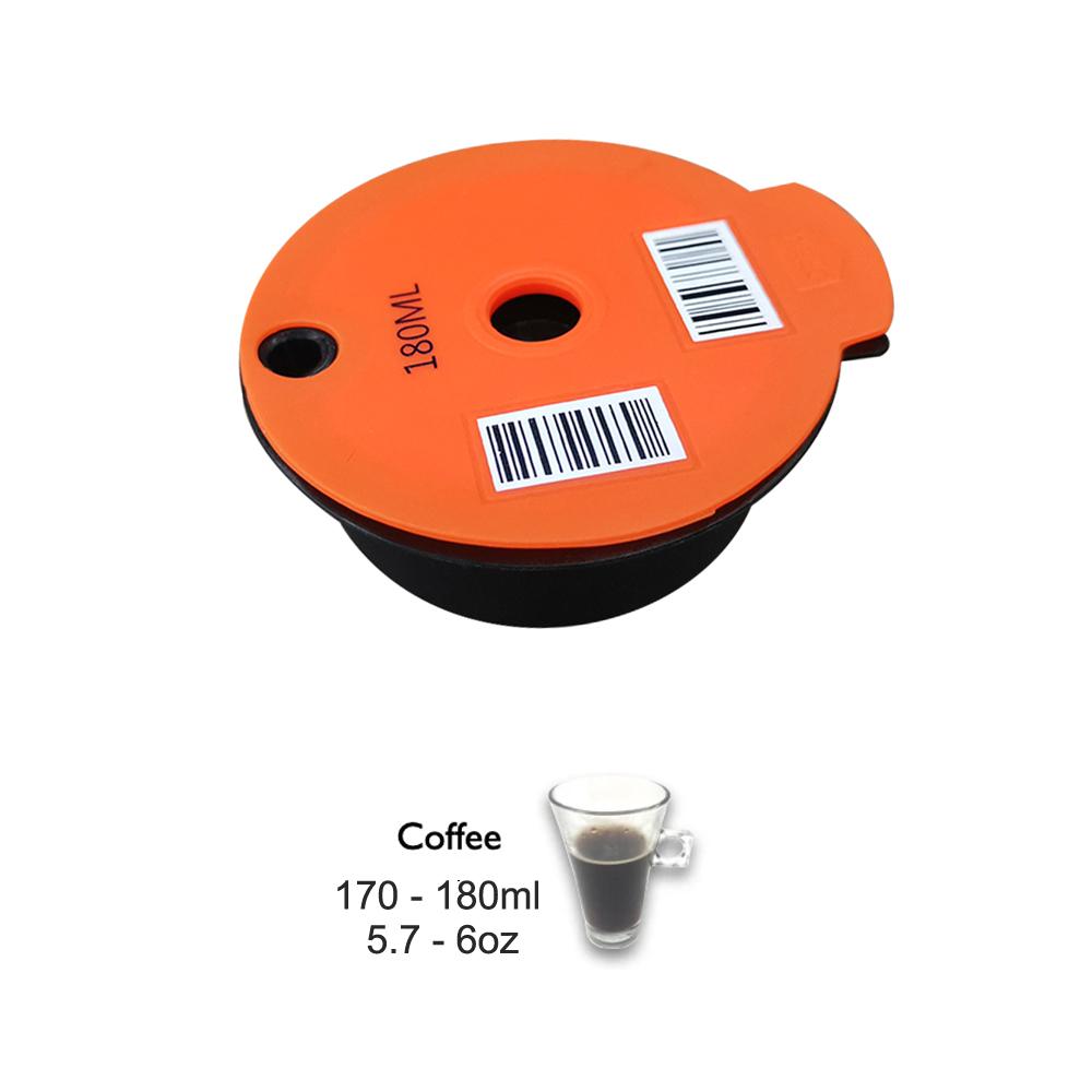 1 шт 60 мл/180 мл многоразовый фильтр для кофе рециркуляция итальянский кофе капсулы коробка