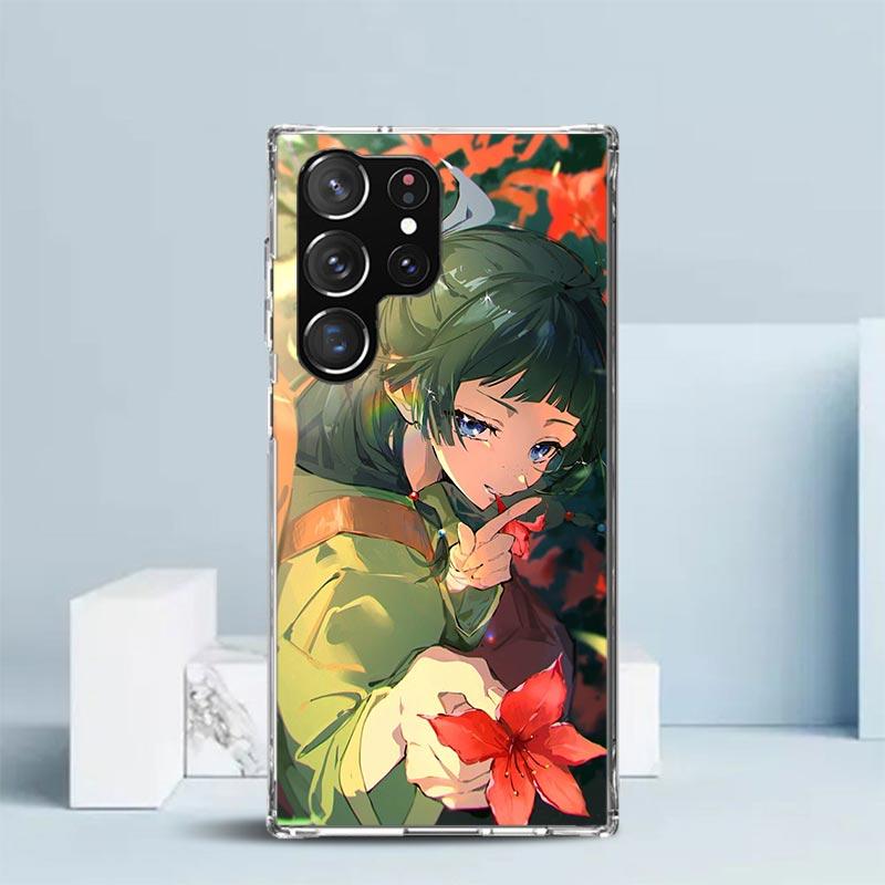 A-Apothecary D-Diaries Maomao Мягкая обложка для Samsung Galaxy S25 Edge S26 S24 S23 Ultra Чехол для телефона S22 S21 Plus S20 FE Печатный узор