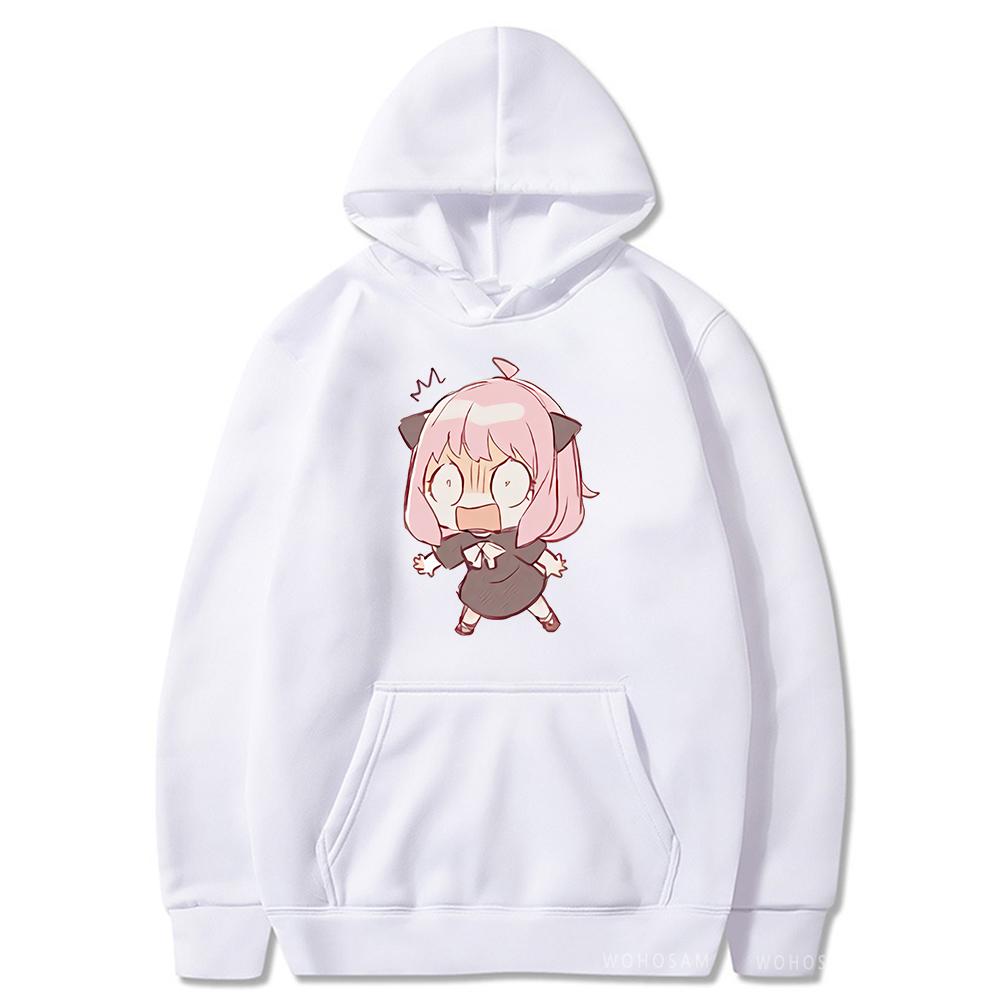 Семья Spy X Anya Forger, толстовки с принтом манги, популярная аниме, зимняя подарочная уличная одежда для подростков, теплые толстовки с длинными рукавами для женщин и мужчин