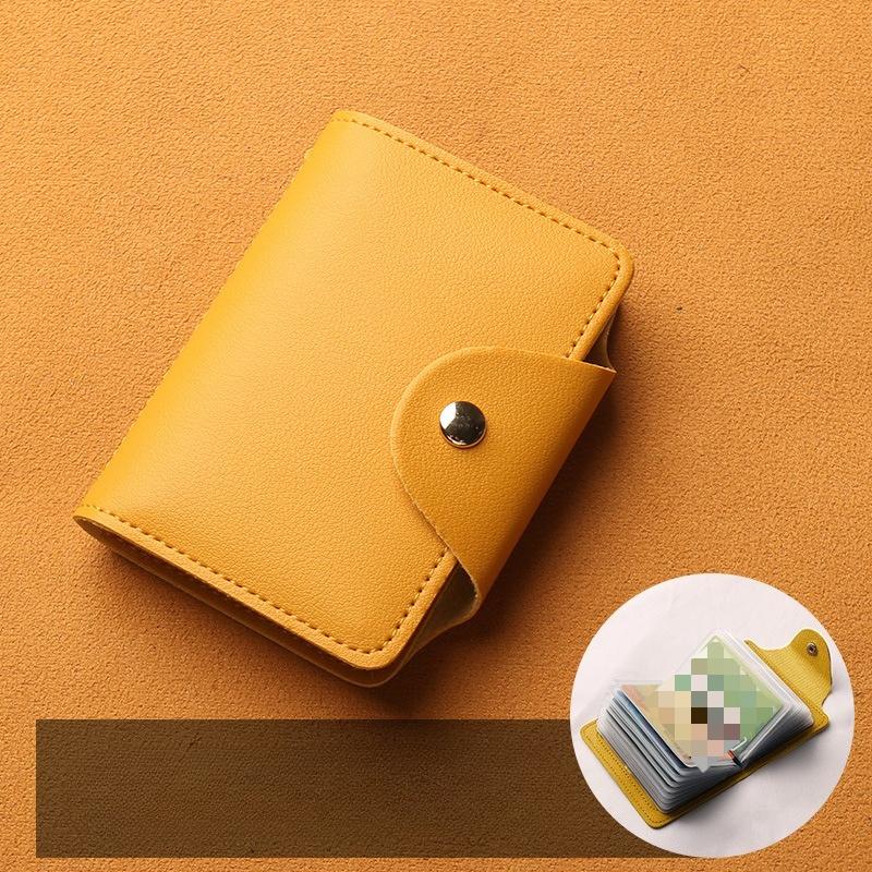 Держатель для карт для мужчин и женщин Compac Mini Большое количество слотов для карт Многокарточный держатель Сумка для хранения удостоверений личности Держатель для карт Держатель для карт