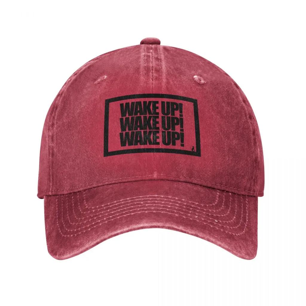 WAKE UP WAKE UP WAKE UP Baseball Cap custom Hat Cosplay beach hat Sun Hat For Children Womens Golf Wear Unisexs