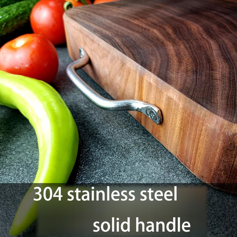 Разделочная доска из цельного дерева Iron Corbican, прямоугольная, бытовая, устойчивая к царапинам, плесени и бактериям.