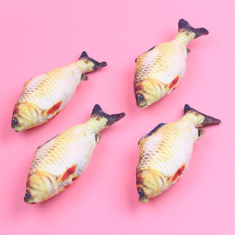 Плюшевая имитация рыбы игрушка для кошки с кошачьей мятой, дразнилка для кошки, для чистки зубов, игрушка-рыбка с кошачьей мятой, товары для питомцев