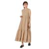 [Beaming Life Store by BEAMS] One Piece B:MING BEAMS Tiered Sleeveless Maxi Ladies BEIGE S