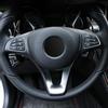 Aluminum Car Steering Wheel Shift Paddles Extensions Fit For Mercedes Benz A B E R Class(Black)