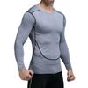 Мужская компрессионная спортивная футболка с длинным рукавом и быстрым высыханием