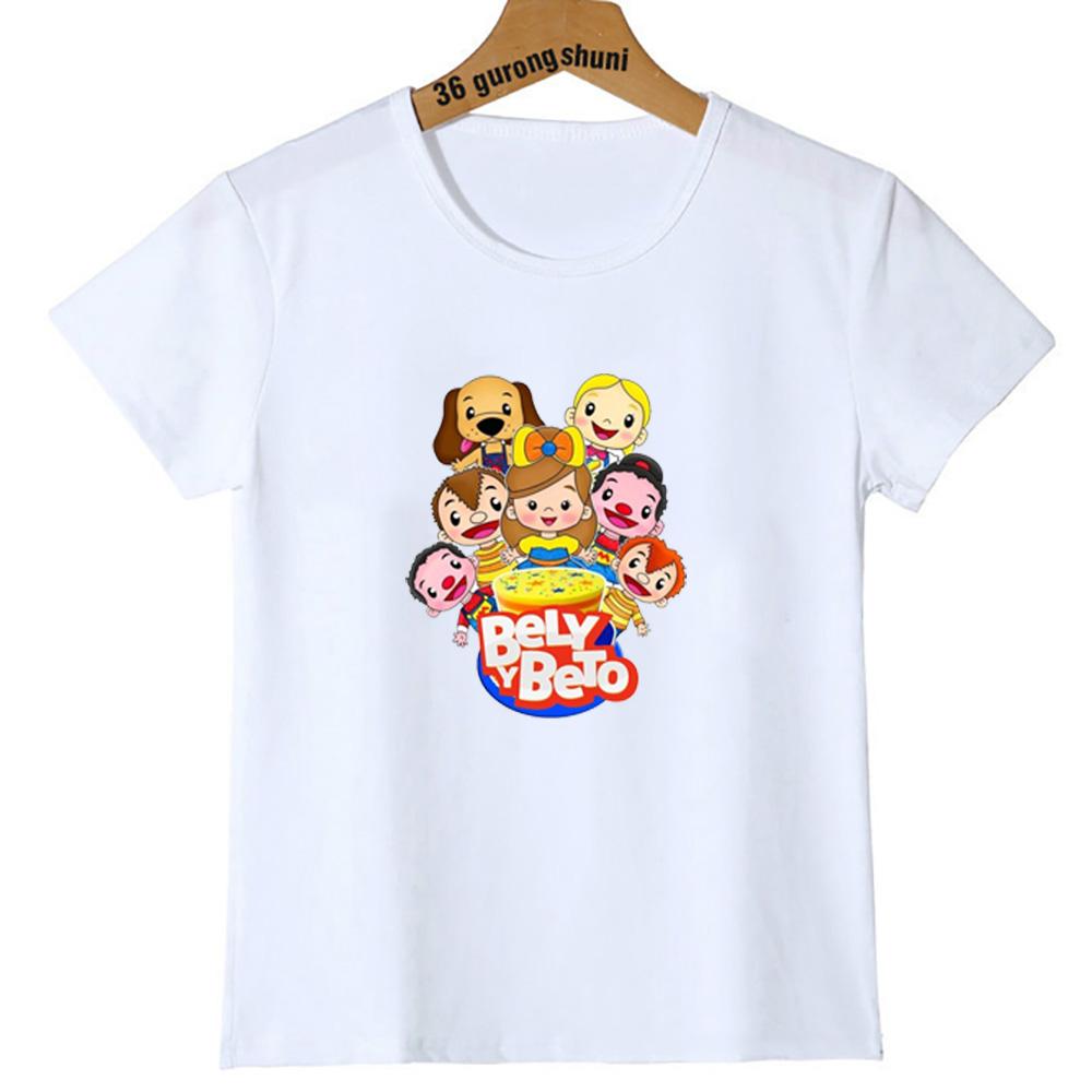 Kids T Shirt For Boys Bely y Beto T-shirts Girls Clothes baby Tshirt cartoon Graphic Tees summer Short Sleeve children tops