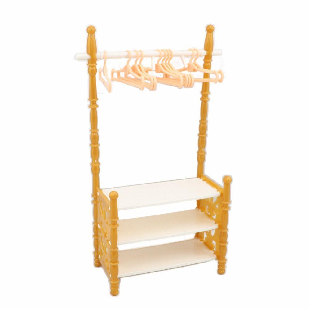 Dolls Accessories Doll Clothes Rack Plastic Dollhouse Furniture 15/20cm Cotton Doll