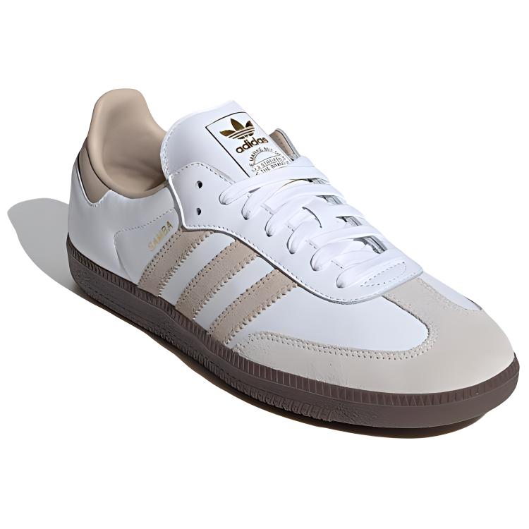 adidas Обувь Samba OG White Beige Gum Unisex Sneakers Clay-Brown Gum-5 JI0218
