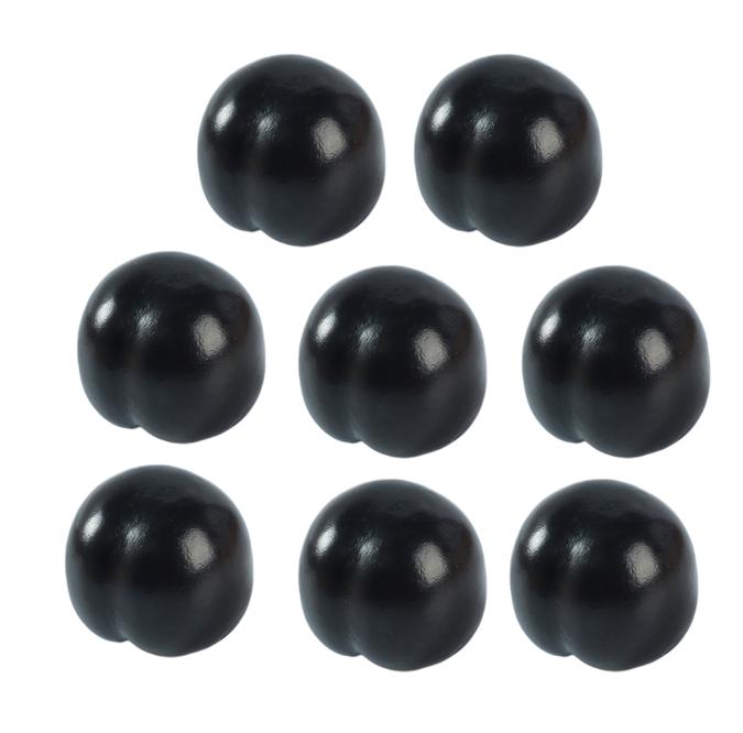 8pcs Artificial Plum Fake Fruit Foam Simulation Model 6.4x5.9cm Realistic Decorative Set For Kitchen Party Photography