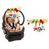 Baby Stroller Hanging Color Label Bed Around Plush Toys, Stroller And Car Seat Toys