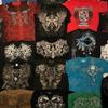 Футболка Flea Market Affliction Мужская Y2K Винтаж Мальчик Уличная мода Готика Оверсайз Короткий рукав Топ